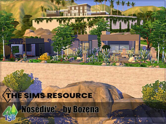Nosedive Home By Bozena 1 Nosedive Home By Bozena Sims 4 CC