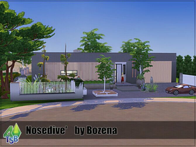 Nosedive Home By Bozena 2 sims 4 cc nosedive home by bozena 2