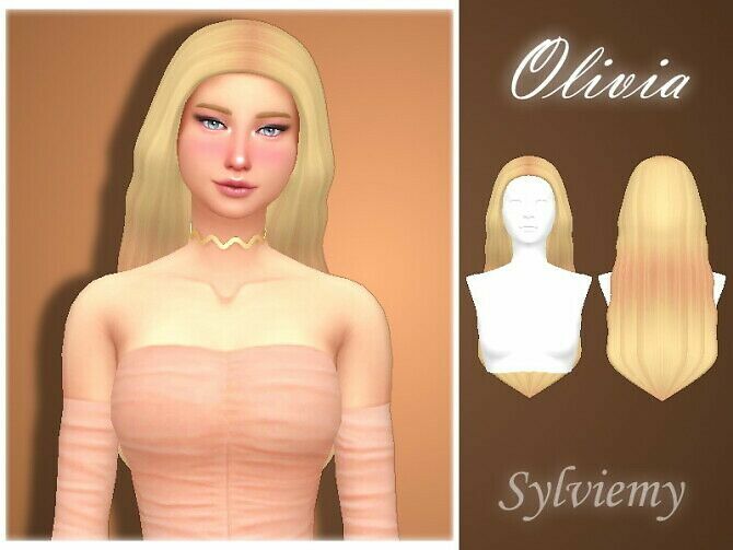 Olivia Hair By Sylviemy Olivia Hair By Sylviemy 1 Olivia Hair By Sylviemy Olivia Hair By Sylviemy Sims 4 CC