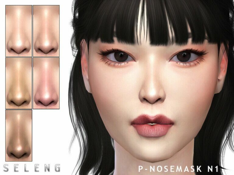 P-Nosemask N1 By Seleng 1 P-Nosemask N1 By Seleng Sims 4 CC