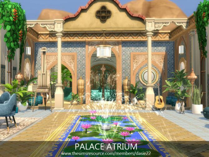 Palace Atrium Room By Dasie2 1 Palace Atrium Room By Dasie2 Sims 4 CC