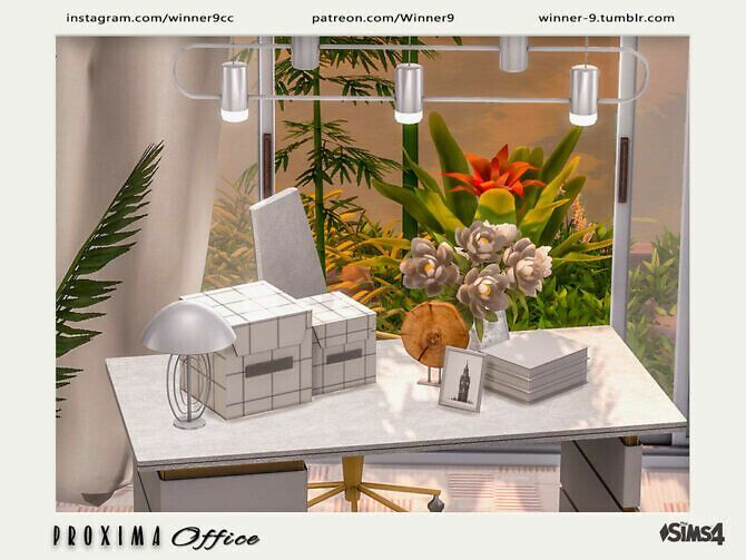 Proxima Office Decorations By Winner9 1 Proxima Office Decorations By Winner9 Sims 4 CC