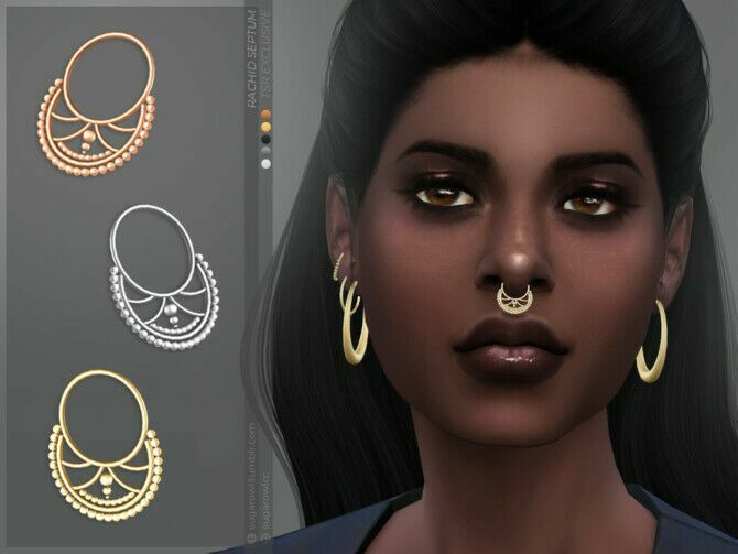 Rachid Septum By Sugar OWL 1 Rachid Septum By Sugar OWL Sims 4 CC