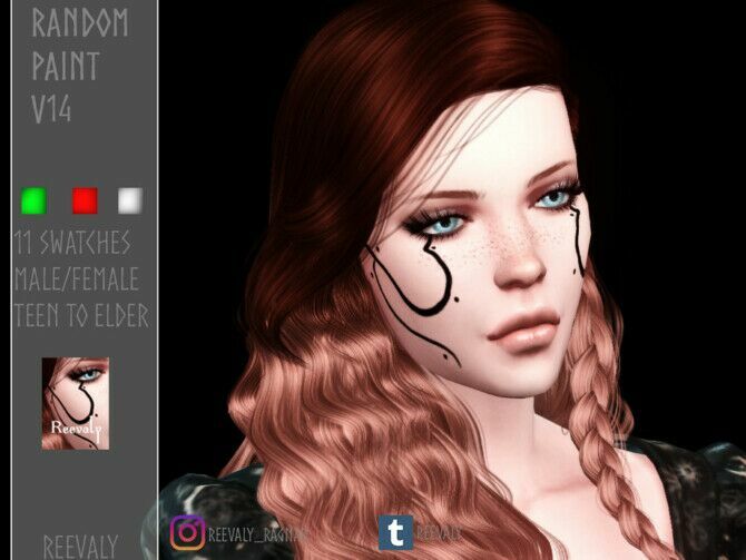 Random Paint V14 By Reevaly 1 Random Paint V14 By Reevaly Sims 4 CC
