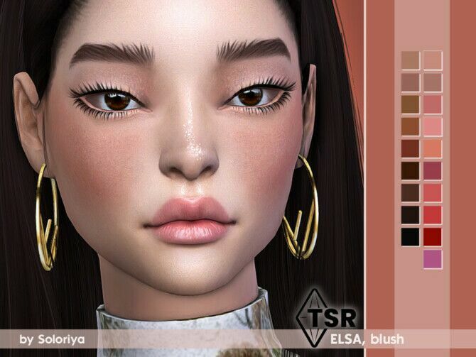 Blush Elsa By Soloriya 1 Blush Elsa By Soloriya Sims 4 CC