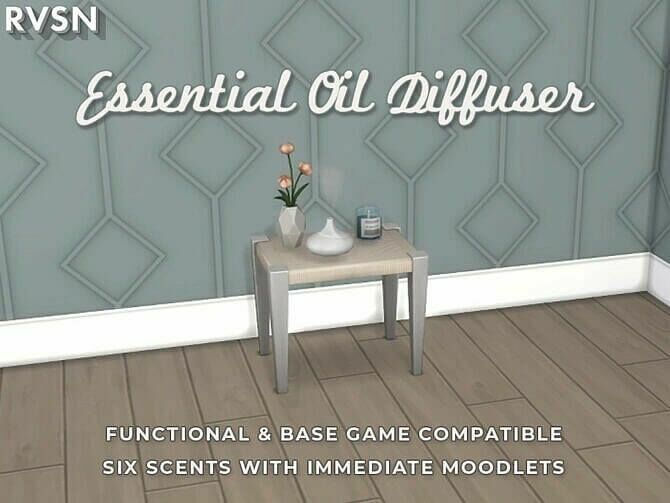 Scent To BE OIL Diffuser Mod By Ravasheen 1 Scent To BE OIL Diffuser Mod By Ravasheen Sims 4 CC