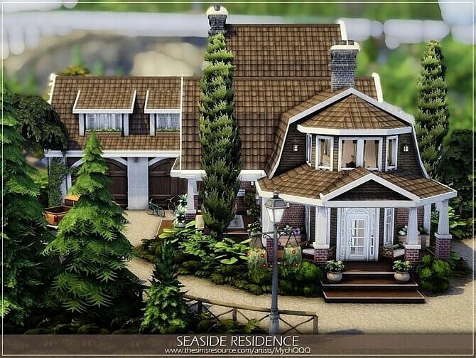Seaside Residence By Mychqqq 1 Seaside Residence By Mychqqq Sims 4 CC