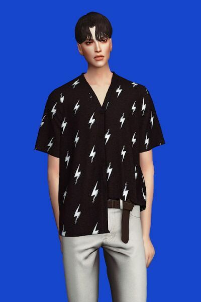 Short Sleeve Cardigan At Gorilla 2 sims 4 cc short sleeve cardigan at gorilla 3