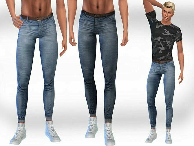 Slim FIT Jeans MEN By Saliwa 1 Slim FIT Jeans MEN By Saliwa Sims 4 CC