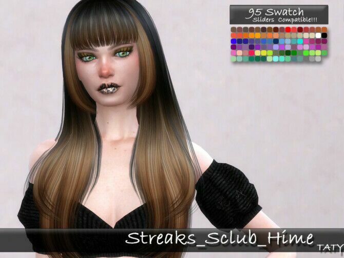 Streaks S-Club Hime By Tatygagg 1 Streaks S-Club Hime By Tatygagg Sims 4 CC