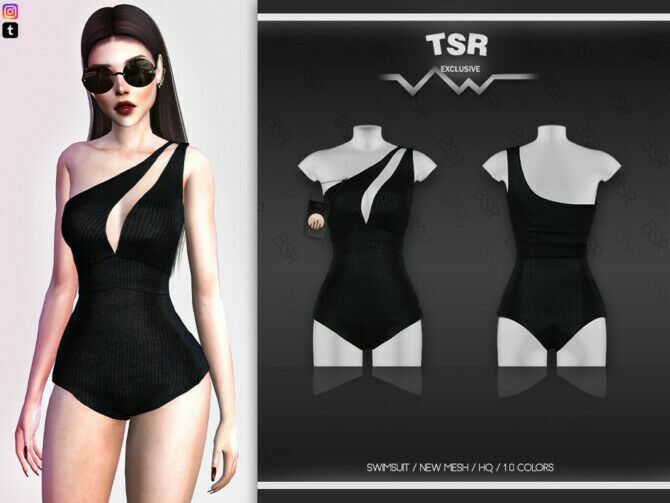 Swimsuit BD473 By Busra-Tr 1 Swimsuit BD473 By Busra-Tr Sims 4 CC