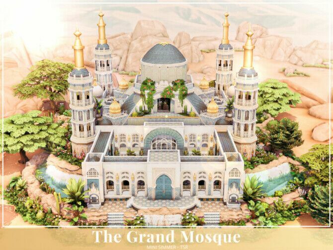 The Grand Mosque By Mini Simmer 1 The Grand Mosque By Mini Simmer Sims 4 CC