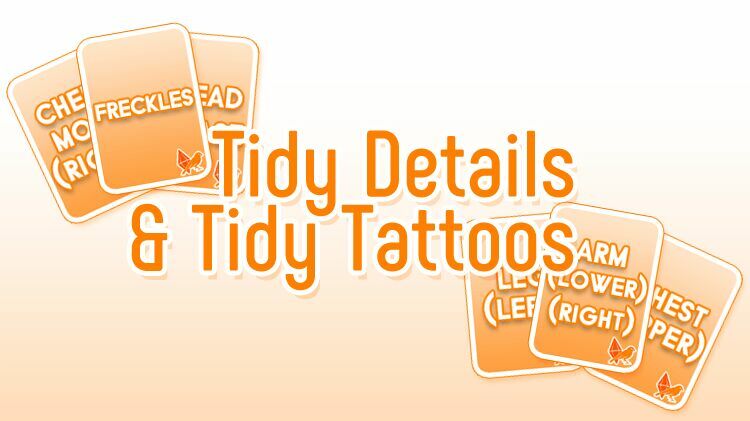 Tidy Detail & Tidy Tattoos – Tidy CAS Sims 4 1 Tidy Detail & Tidy Tattoos – Tidy CAS Sims 4 Sims 4 CC