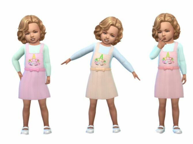Toddler Dress 0515 By Erinaok 2 sims 4 cc toddler dress 0515 by erinaok 2
