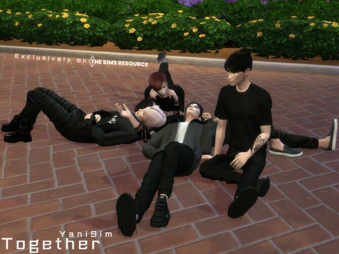 Together (Pose Pack) By Yanisim 1 Together (Pose Pack) By Yanisim Sims 4 CC