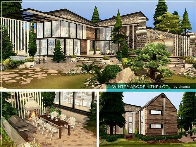Winter Abode The LOT By Lhonna 2 sims 4 cc winter abode the lot by lhonna 2