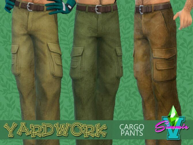 Yardwork Cargo Pants By Simmiev 1 Yardwork Cargo Pants By Simmiev Sims 4 CC