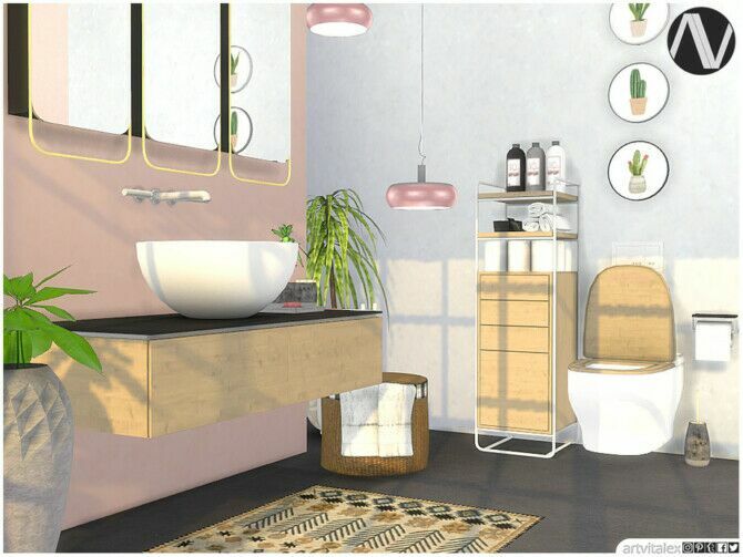 Zenica Bathroom By Artvitalex 3 sims 4 cc zenica bathroom by artvitalex 3