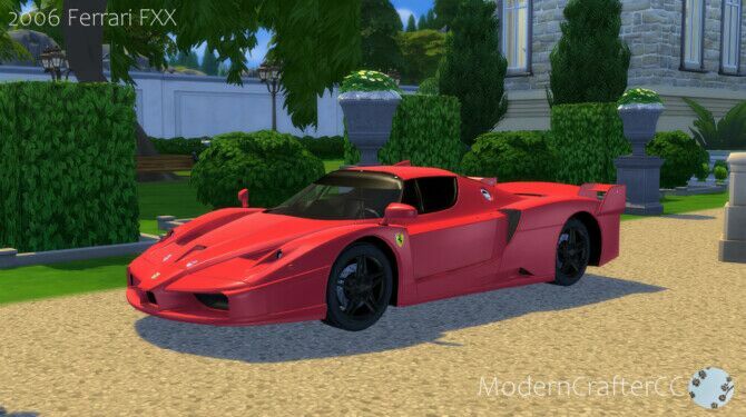2006 Ferrari FXX At Modern Crafter CC 1 2006 Ferrari FXX At Modern Crafter CC Sims 4 CC