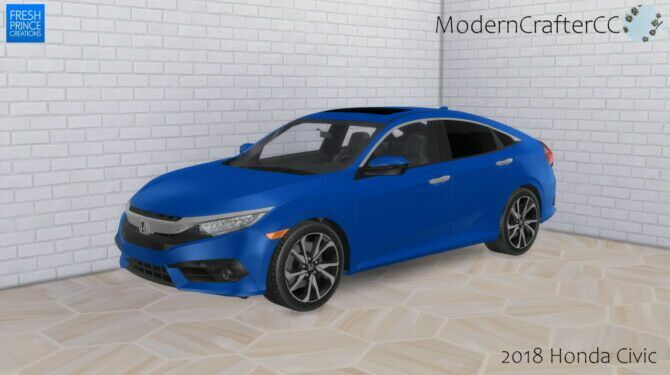 2018 Honda Civic At Modern Crafter CC 1 2018 Honda Civic At Modern Crafter CC Sims 4 CC
