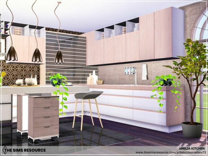 Amelia Kitchen By Moniamay72 2 sims 4 cc amelia kitchen by moniamay72 2