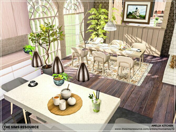 Amelia Kitchen By Moniamay72 4 sims 4 cc amelia kitchen by moniamay72 4