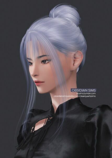 Black Widow Hairstyle At Obsidian Sims 3 sims 4 cc black widow hairstyle at obsidian sims 2