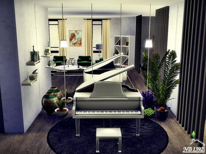 Blissful Living Room By Nobody1392 2 sims 4 cc blissful living room by nobody1392 3