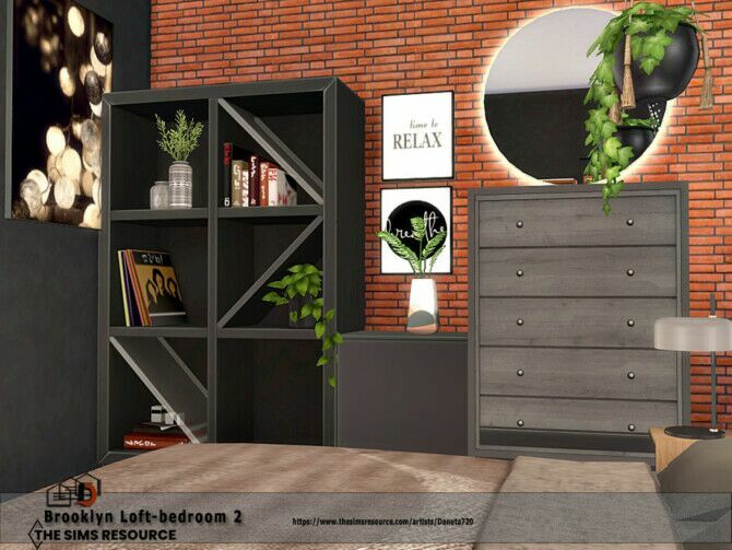 Brooklyn Loft Bedroom 2 By Danuta720 4 sims 4 cc brooklyn loft bedroom 2 by danuta720 4