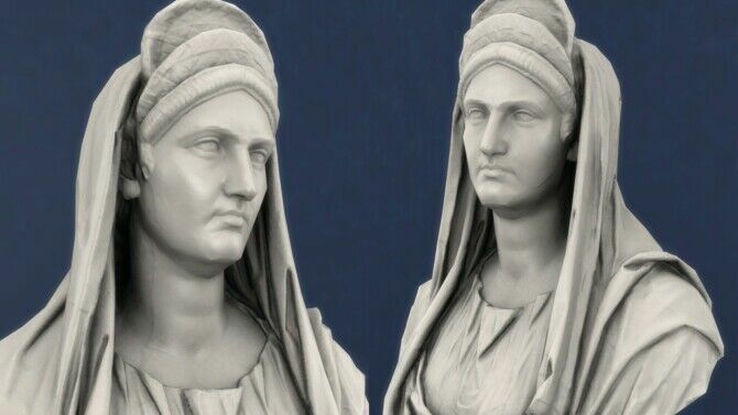Bust Of Matidia By Thejim07 4 sims 4 cc bust of matidia by thejim07 4