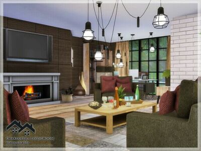 Charlotte Livingroom By Marychabb Sims 4 CC