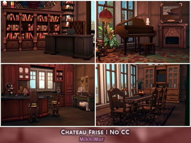 Chateau Frise At Mikkimur 2 sims 4 cc chateau frise at mikkimur 2