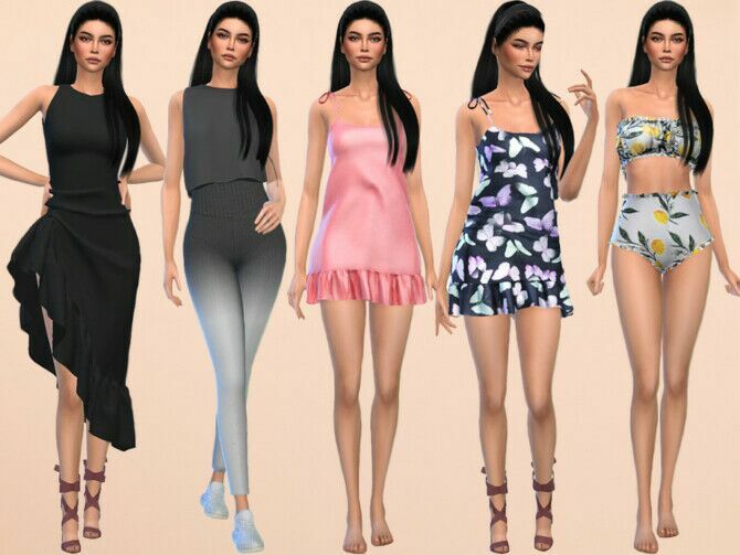Chloe Falcon By Jolea 2 sims 4 cc chloe falcon by jolea 2
