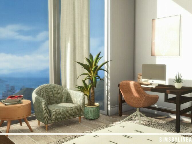 Contemporary Bedroom By Simsbylinea 4 sims 4 cc contemporary bedroom by simsbylinea 3
