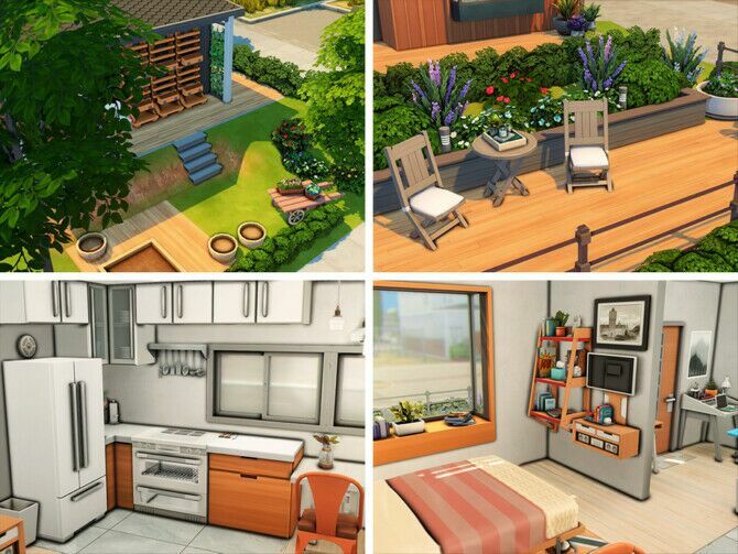 Cromwell Tiny House By Xogerardine 2 sims 4 cc cromwell tiny house by xogerardine 2