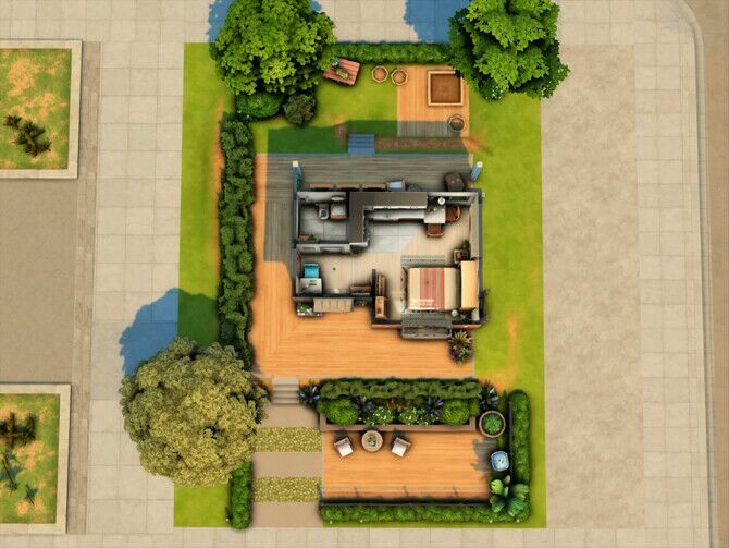 Cromwell Tiny House By Xogerardine 4 sims 4 cc cromwell tiny house by xogerardine 4