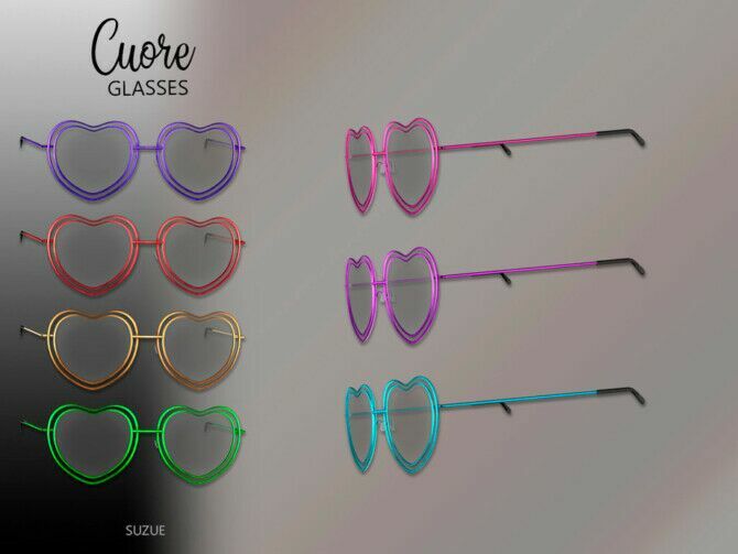 Cuore Glasses Child By Suzue 2 sims 4 cc cuore glasses child by suzue 2