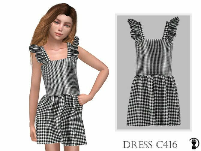 Dress C416 By Turksimmer 1 Dress C416 By Turksimmer Sims 4 CC