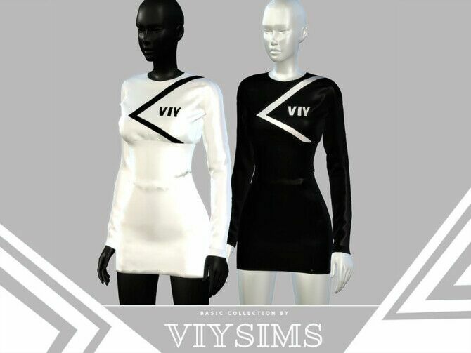 Dress I Basic Collection By VIY Sims 1 Dress I Basic Collection By VIY Sims Sims 4 CC