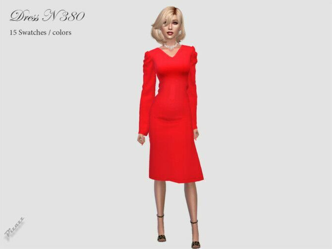 Dress N 380 By Pizazz 1 Dress N 380 By Pizazz Sims 4 CC