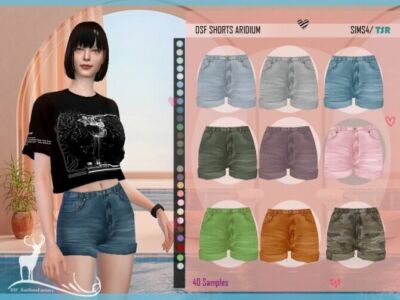 DSF Shorts Aridium By Dansimsfantasy Sims 4 CC
