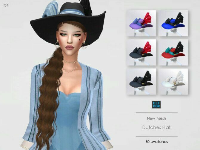 Dutchess HAT At Elfdor Sims 2 sims 4 cc dutchess hat at elfdor sims 2