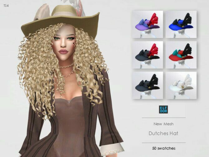 Dutchess HAT At Elfdor Sims 3 sims 4 cc dutchess hat at elfdor sims 3