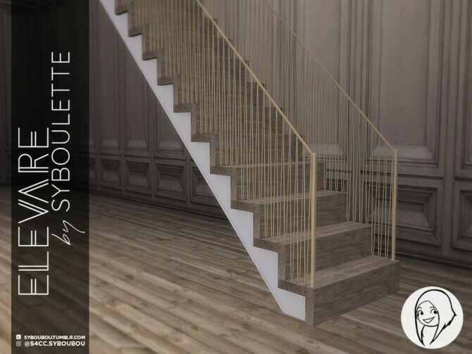 Elevare Part 2 Stairs By Syboubou 2 sims 4 cc elevare part 2 stairs by syboubou 4