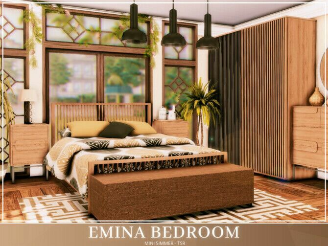 Emina Bedroom By Mini Simmer 1 Emina Bedroom By Mini Simmer Sims 4 CC
