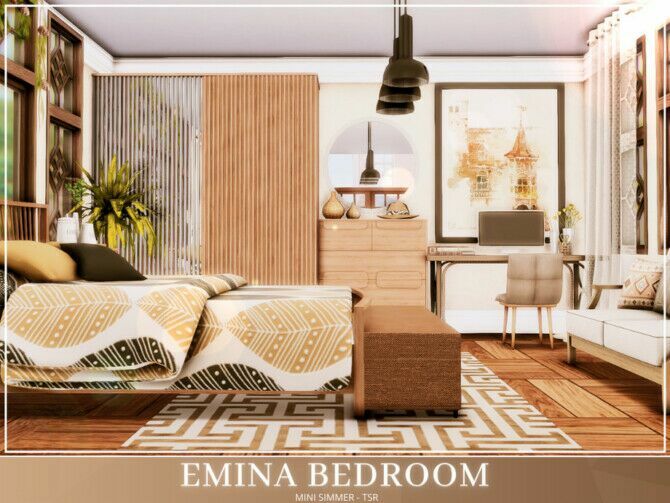 Emina Bedroom By Mini Simmer 3 sims 4 cc emina bedroom by mini simmer 2