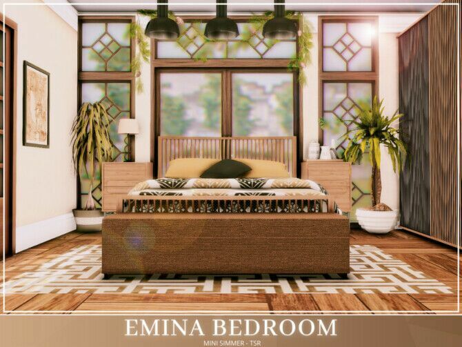 Emina Bedroom By Mini Simmer 4 sims 4 cc emina bedroom by mini simmer 3