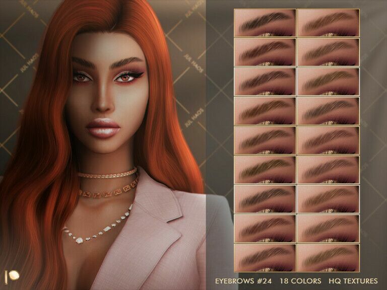 Eyebrows #24 By Jul_Haos 1 Eyebrows #24 By Jul_Haos Sims 4 CC