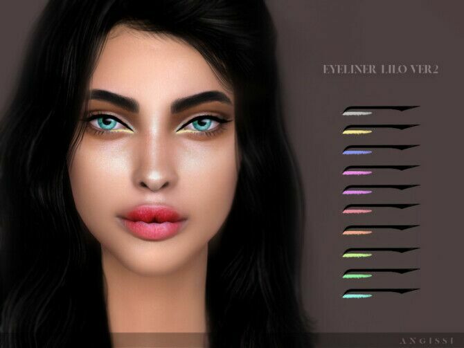 Eyeliner Lilo VER2 By Angissi 1 Eyeliner Lilo VER2 By Angissi Sims 4 CC