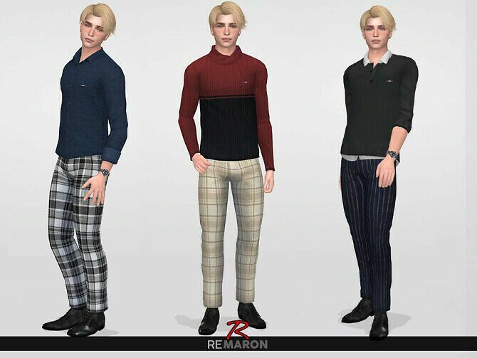 Formal Pants For MEN 01 By Remaron 1 Formal Pants For MEN 01 By Remaron Sims 4 CC